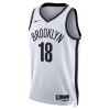 Camiseta Hombre Brooklyn Nets Yuta Watanabe 18 2022-23 Nike Association Edition Blanco Swingman
